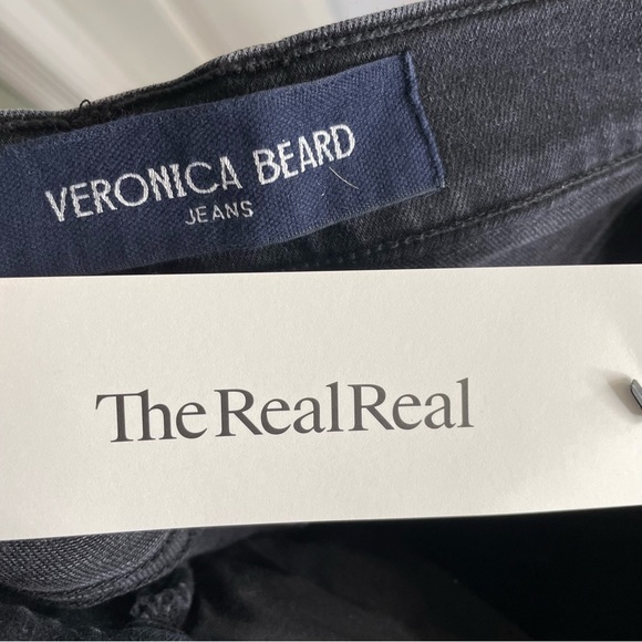 Veronica Beard Women's Black Jeans Beverly Skinny Flare High Rise Size 25 - Picture 3 of 7